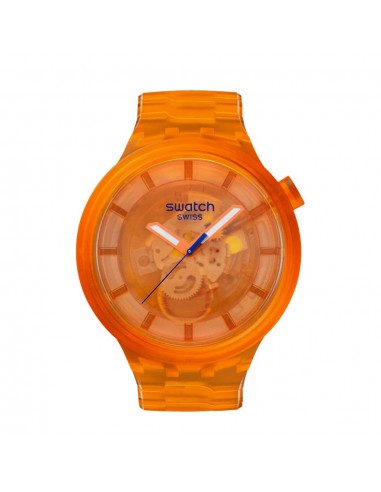 MONTRE SWATCH ORANGE JOY pas cher 