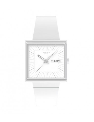 MONTRE SWATCH WHAT IF...ALL WHITE? la livraison gratuite