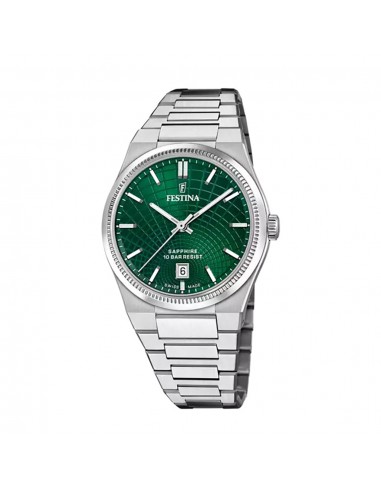 MONTRE FESTINA SWISS MADE RIVÉ F20051/5 VERTE Paris Déstockage Promo