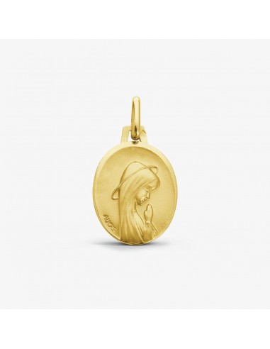 MEDAILLE AUGIS VIERGE PRILLANTE OR JAUNE 375 en ligne des produits 