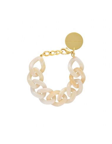 FLAT CHAIN BRACELET PEARL MARBLE de France