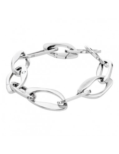 BRACELET CALVIN KLEIN HARMONIOUS CONNECTION SCULPTURAL ARGENTÉ l'évolution des habitudes 