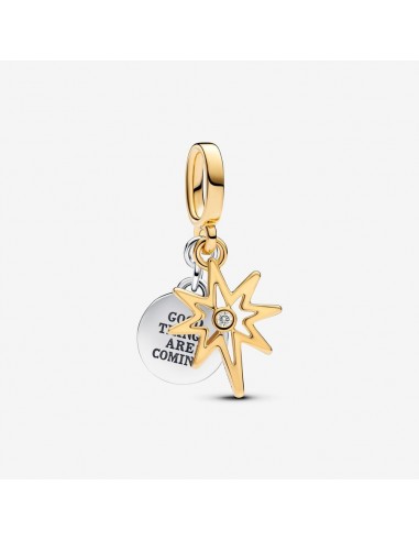 Charm Pandora Pendant Étoile Polaire Gravable Diamant de Synthèse en ligne