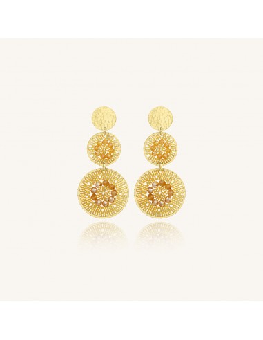 BOUCLES D'OREILLES SANTIBE SANTIAGO brillant des détails fins