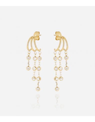 BOUCLES D'OREILLES ZAG TERESA ACIER DORÉ offre 