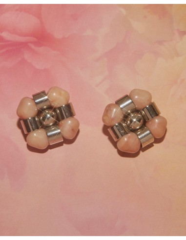 Boucles d'oreilles vieux rose des créatures d'habitude