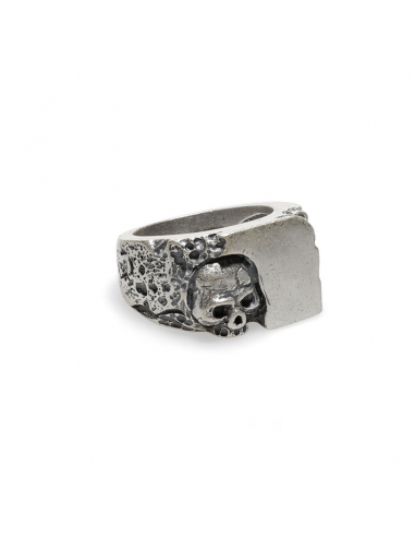 Bague de Tête de Mort Luxe en Argent offre 