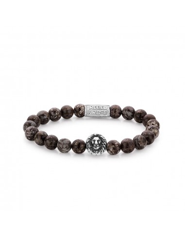 BRACELET REBEL & ROSE BROWN SUGAR LION 8MM plus qu'un jeu 