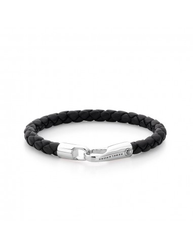 BRACELET REBEL & ROSE CUIR TRESSE NOIR ouvre sa boutique