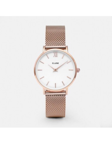 MINUIT MESH ROSE GOLD/WHITE basket pas cher